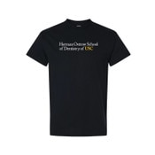 USC Trojans Unisex Herman Ostrow School of Dentistry of USC Black T-Shirt